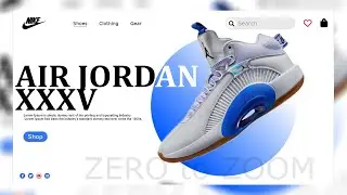 How to Create a Stunning Nike Shoes Web Template with HTML, CSS & JavaScript.
