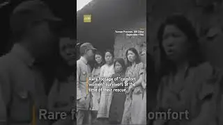 Rare footage of '#comfortwomen ' survivors at the time of their rescue in #china