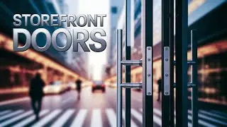 The Elegant Engineering of Storefront Hinges and pivots