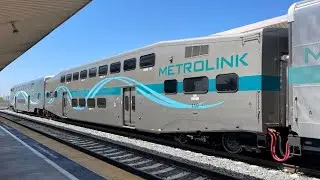 Train Sim world 5-- Metrolink. with a Parallel Overtake.
