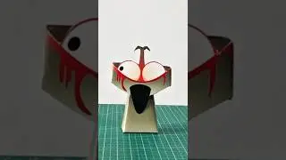 Lets make Clukr phade 3 #papercraft #sprunki #shortvideo