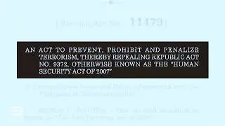 The Anti-Terrorism Act of 2020: In Detail