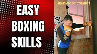 Boxing Training at Home: 5 Beginner Combos (NO EQUIPMENT NEEDED)