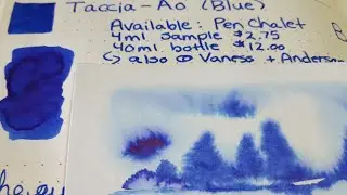 Taccia - Ao (Blue) - Ink Profile - Ink Flight 24 - January 2019