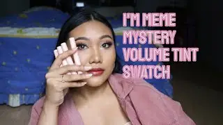 IM MEME MYSTERY VOLUME TINT | Swatch on Medium Dark Skin
