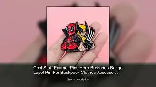 Cool Stuff Enamel Pins Hero Brooches Badge Lapel Pin For Backpack Clothes Accessories Funny Jew