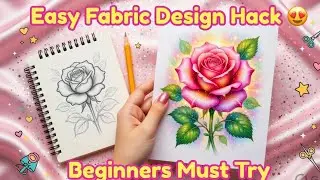 how to Trace Easy paper embroidery design transfering marking on the fabric Printing