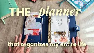 Inside my A6 ring planner 🤓 the planner that organizes my entire life