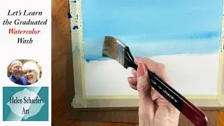 Come Join Us! Learn the basics of the Watercolor Graduated Wash using Holbein Watercolor Paints