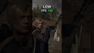 From LOW to ULTRA in Resident Evil 4 Remake - RTX 4060 1080p #residentevil4remake #rtx4060