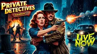 🕵️&zwj;♂️ Detective Mystery Bag| Old Time Radio Marathon | Suspense Dragnet Philip Marlowe Noir 12 Hours
