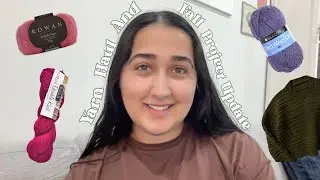 LYS YARN HAUL & FALL PROJECT UPDATE VLOG