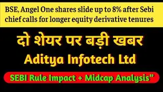 BSE & Angel One   | Midcap and smallcap Technical Analysis | Stock Market News Today