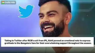 Virat Kohli breaks silence after RCB's heartbreaking exit from IPL 2023 | indiainfo