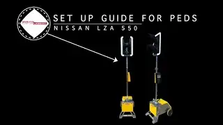 Set up guide for Pedestrian Units with the LZA 550