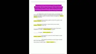 ChampionsLaw of Contracts Course Exam November 2024 Latest Update 2025 2026 Actual Exam 70 Questions