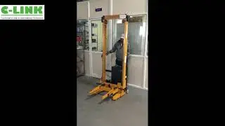 Battery Operated Crate Lifter Trolley | Material handling system for small parts