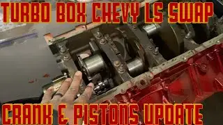 TURBO BOX CHEVY DUAL LS SWAP - EP13 PISTONS & CRANK #boxchevyworld