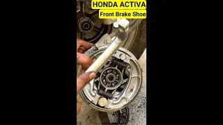 Activa Front Brake Shoe Change #shorts