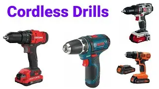 Top 5 Best Cordless Drill Machine Review and Buying Guide ✅✅✅
