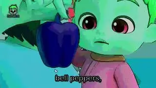 Would you like some bell peppers??🫑🫑🌶️🌶️//Bebefinn effects 🤗🤗 more effects visual color inversion 