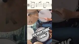 #polyrhythm #swing #4=3 #drums #beat #lesson #rhythm #education #drummer #learning #beats #notation