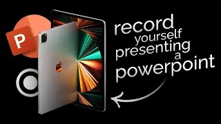 How to Record Yourself Presenting a Powerpoint on iPad (tutorial)