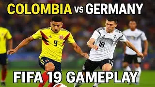 Colombia vs Germany | Intense FIFA 19 Gameplay Highlights | Ultra Realistic Match