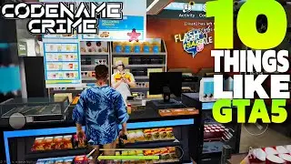 10 things in Codename Crime that are the same as GTA 5 | Part-1 