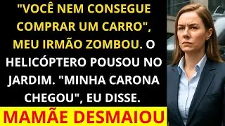 Na reunião de família, riram da minha ‘falta de dinheiro’ — até eu chegar de helicóptero 1