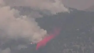 HELOS AND BOMBERS FIRE FOURMILE FIRE