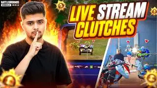 Bixi OP Fastest Live Stream Clutches 🔥 Intense Solo vs Squad 1v4 Clutches in Conqueror Lobby | BGMI