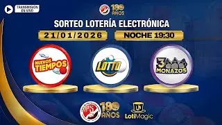 Sorteo JPS EN VIVO 21/01/2026 | Lotto, Lotto Revancha, 3 Monazos y Nuevos Tiempos | LotiMagic