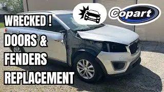 Copart Wrecked Vehicle Doors & Fenders Replacement