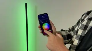 Угловой напольный светильник, 1500 лм RGBW, работает с Alexa и Google Assistant