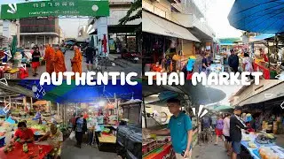Authentic Thai Market 🇹🇭: A Local's Ritual in Kosum Phisai Market 🌅🍲