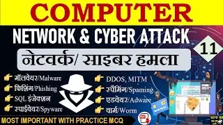 Network attack and Cyber Attack: नेटवर्क अटैक एंड साइबर अटैक || Types of cyber attack