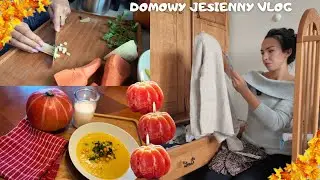 JESIENNY DZIEŃ W DOMU 🍂 PORZĄDKI W SZAFIE + ROZGRZEWAJĄCA ZUPA KREM | VLOG
