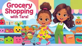 Learn Numbers While Grocery Shopping with Tara! 🛒 Fun Counting & Food Adventure for Kids #foryou