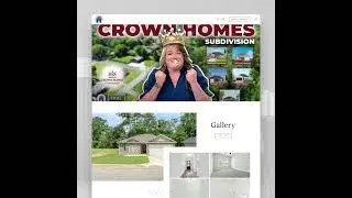 Less is More: Crown Homes Subdivision&rsquo;s Stunning One-Page Website  #realestate  #websitedesign