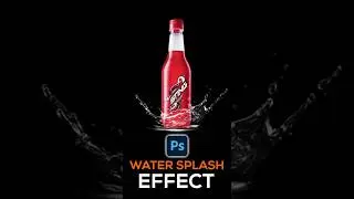 Splash Water Effect - Photoshop Tutorial #photoshopshorts #photoshoptutorial #shortsvideo