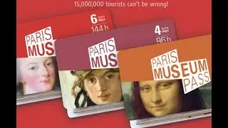 Paris Museum Pass (6 Days 144 Hrs)