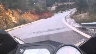 Yamaha XJ6 Diversion Agios Vlasios to Agios Georgios