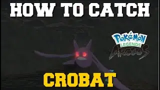 HOW TO CATCH CROBAT IN POKEMON LEGENDS ARCEUS (ALPHA CROBAT LOCATION)