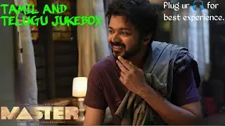 Master Jukebox | Tamil and Telugu | Bilingual Blast | Vijay Thalapathy | Anirudh | Headphones 🎧 must