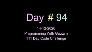 Radio Buttons, List & file types in Django forms | 111 Day code Challenge | Programming with Gautam