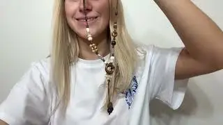 Zlanderah Boho Style Colorful Ceramic Bead Strand Necklace Adjustable Bohemian Jewelry Gift for Wome