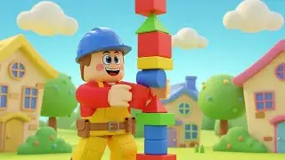 Roblox Little Builder Broke the Tower | Kids Songs & Nursery Rhymes