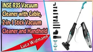 INSE R3S Vacuum Cleaner with Cable, 2-in-1 Stick Vacuum Cleaner and Handheld