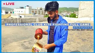 PROFESSIONAL CLUB KITE FIGHTING ON ROOFTOP, BAS BADANPURA JAIPUR, CLUB KITE FIGHTING, ADISH VYAS